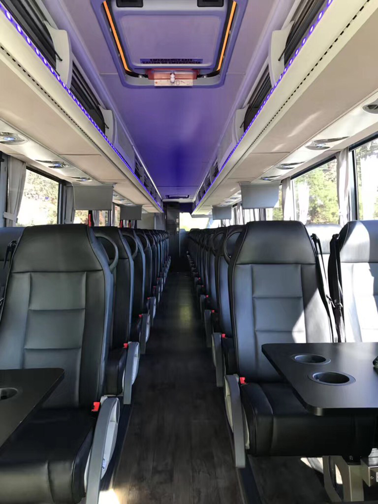 Luxury 55 Passenger Coach Bus with Amazing Interior