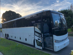 Clean, Spacious & Comfortable Coach Bus Seats upto 55 passengers